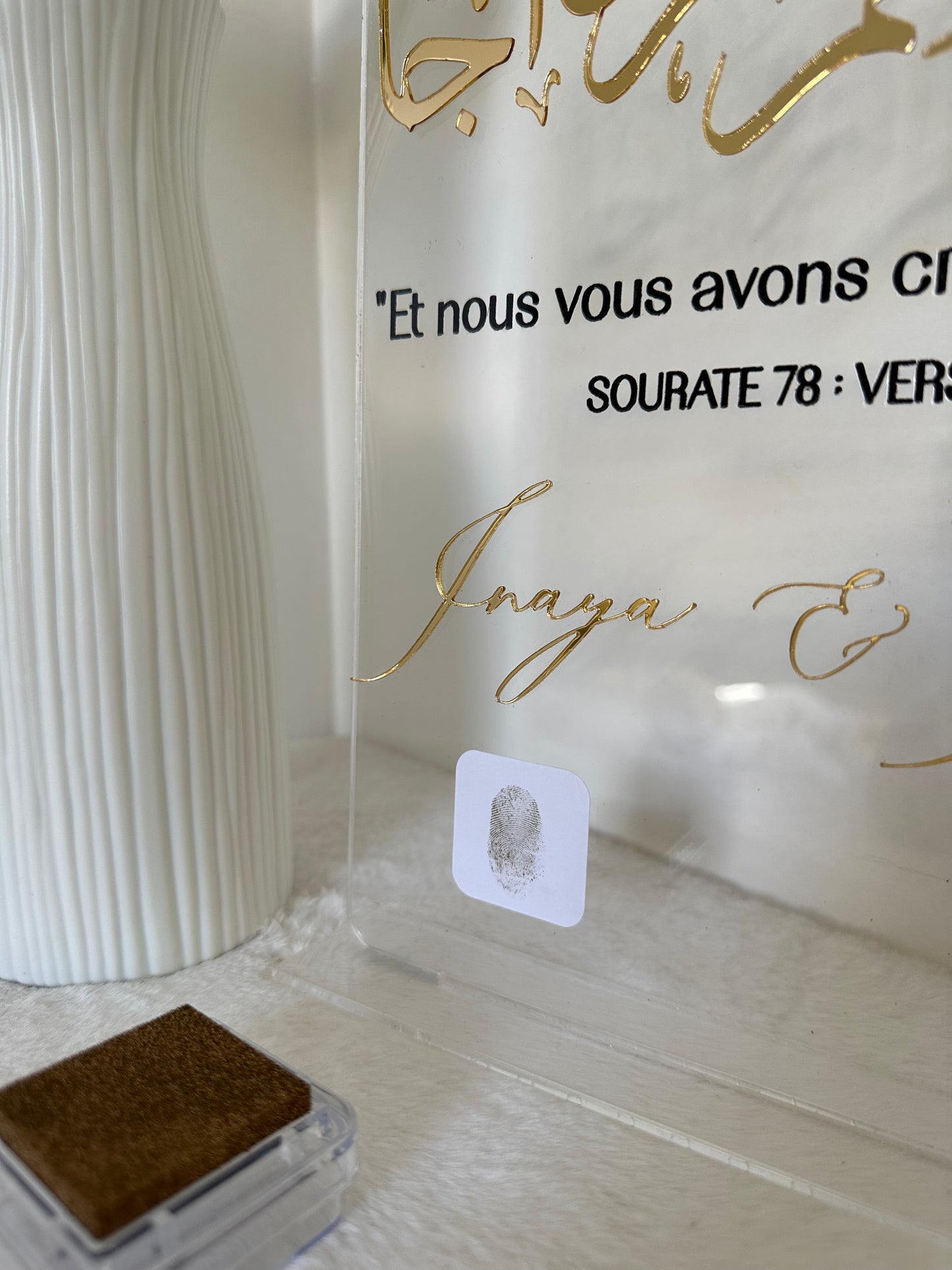 Panneau empreinte